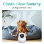 BOTSLAB smart κάμερα C213, 3MP/2K, WiFi & LAN, 360° PTZ, SD