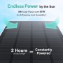 BOTSLAB smart ηλιακή κάμερα W313, 3MP/2K, WiFi, PTZ, SD, 5200mAh, IP65