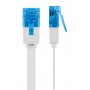 GOOBAY καλώδιο δικτύου 96369, CAT 6A U/UTP, flat, 500MHz, Copper, 10m, λευκό