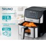 BRUNO φριτέζα αέρος BRN-0194, 8lt, 1800W, inox/μαύρη