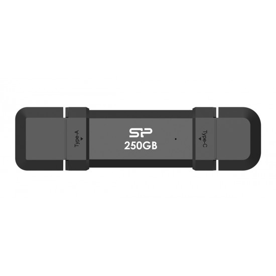 SILICON POWER εξωτερικός SSD Marvel Xtreme DS72, USB-C/USB 3.2, 250GB, μαύρο