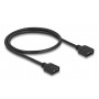 DELOCK RGB hub 64128 για ARGB LEDs, 10 θύρες, μαύρο