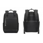 CHANTRIA γυναικεία τσάντα πλάτης CB00639 με θήκη laptop 14", 12.5L, μαύρη