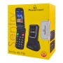 POWERTECH κινητό τηλέφωνο Sentry 4G Flip, 2.8/1.77", dual SIM, πλήκτρο SOS, μαύρο