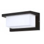 POWERTECH LED φωτιστικό τοίχου HLL-0165, 12W, 4000K, 960lm, IP65, μεταλλικό, μαύρο