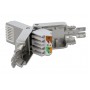 DELOCK βύσμα RJ45 CAT 6A STP 86477, tool-free, ασημί