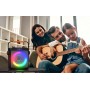 JYX φορητό ηχείο T19-T με 2x μικρόφωνα, 18W, 3000mah, LED, μαύρο