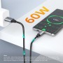 CABLETIME καλώδιο USB-C σε USB CT-AMCMG2, 60W, 10Gbps, 1m, μαύρο