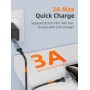 CABLETIME αντάπτορας USB-C σε USB CT-AMCF10-AG, 10Gbps, 3A, γκρι