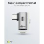 GOOBAY αντάπτορας USB-C 74441, γωνιακός 90°, USB4, 240W, 40Gbps, 8K, γκρι