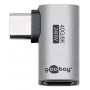 GOOBAY αντάπτορας USB-C 74441, γωνιακός 90°, USB4, 240W, 40Gbps, 8K, γκρι