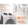 BRUNO 2 σε 1 αερόθερμο δωματίου BRN-0211, 2000W, με ανεμιστήρα, λευκό