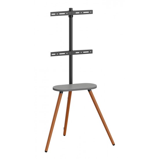 BRATECK βάση τηλεόρασης δαπέδου FS28-44F-04, 43-65", έως 35kg, με ράφι