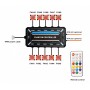 POWERTECH RGB fan controller PCF01-5C με ασύρματο χειριστήριο, 10 connectors