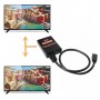 POWERTECH HDMI splitter CAB-H173, 1-in σε 2-out, 4K/30Hz, HDR/HDCP, μαύρο