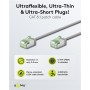 GOOBAY καλώδιο δικτύου 74349, CAT 8.1 U/FTP, ultra slim, copper, 40Gbps, 5m, γκρι
