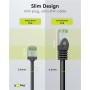 GOOBAY καλώδιο δικτύου 74351, CAT 8.1 U/FTP, ultra slim, copper, 40Gbps, 0.25m, μαύρο