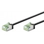 GOOBAY καλώδιο δικτύου 74355, CAT 8.1 U/FTP, ultra slim, copper, 40Gbps, 3m, μαύρο