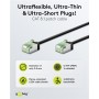 GOOBAY καλώδιο δικτύου 74356, CAT 8.1 U/FTP, ultra slim, copper, 40Gbps, 5m, μαύρο