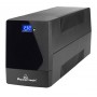 POWERTECH UPS Line Interactive PT-1800LCD με οθόνη, 1800VA, 1080W, 4x Schuko, 2x RJ45/RJ11, USB Type B