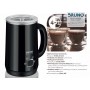 BRUNO συσκευή 4 σε 1 για ζεστό-κρύο αφρόγαλα BRN-0204, 280ml, 500W, ILAG επίστρωση, OTTER controler, μαύρη