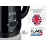 BRUNO συσκευή 4 σε 1 για ζεστό-κρύο αφρόγαλα BRN-0204, 280ml, 500W, ILAG επίστρωση, OTTER controler, μαύρη