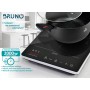 BRUNO επιτραπέζια επαγωγική εστία BRN-0205, μονή, 2000W, κουμπιά αφής, μαύρη