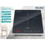 BRUNO επιτραπέζια επαγωγική εστία BRN-0205, μονή, 2000W, κουμπιά αφής, μαύρη