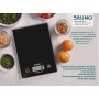 BRUNO ψηφιακή ζυγαριά κουζίνας BRN-0208, 1gr/5kg, Scale in Black