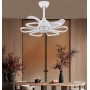 POWERTECH ανεμιστήρας οροφής HLL-0173 με LED φως, 96W, Φ55x35cm, λευκός