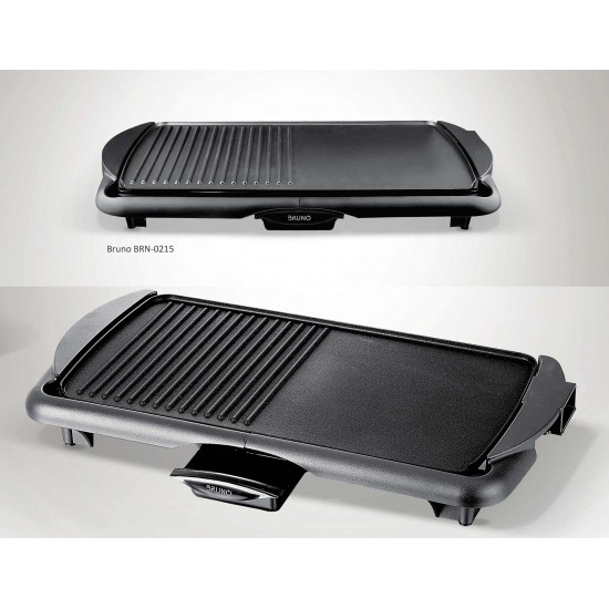 BRUNO ηλεκτρική ψησταριά BRN-0215, 2000W, 48x26εκ, με ρυθμιζόμενο θερμοστάτη