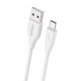CELEBRAT καλώδιο USB-C σε USB CB-31A, 3A, 480Mbps, 1m, λευκό