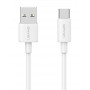 USAMS καλώδιο USB-C σε USB US-SJ708, 3A, 480Mbps, 1m, λευκό