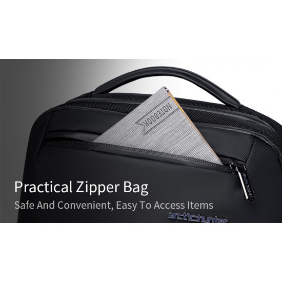 ARCTIC HUNTER τσάντα πλάτης B00681 με θήκη laptop 15.6", 11L, γκρι