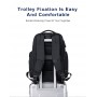 ARCTIC HUNTER τσάντα πλάτης B00682 με θήκη laptop 15.6", USB, λουκέτο TSA, 23.5L, γκρι