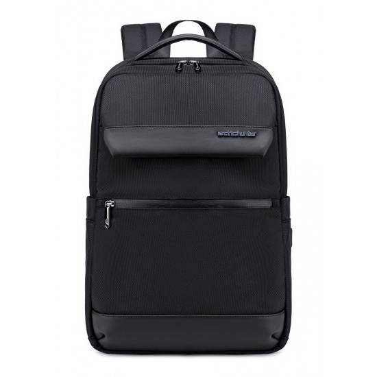 ARCTIC HUNTER τσάντα πλάτης B00671 με θήκη laptop 15.6", 16L, μαύρη