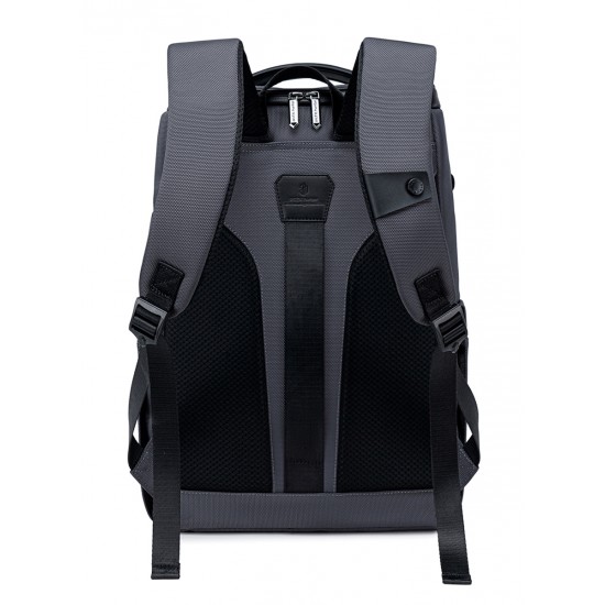 ARCTIC HUNTER τσάντα πλάτης B00675 με θήκη laptop 15.6", USB, 15L, γκρι