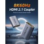 CABLETIME αντάπτορας HDMI CT-HEF8K-AG, 8K/60Hz, 4K/120Hz, 48 Gbps, γκρι