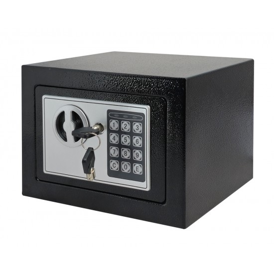POWERTECH χρηματοκιβώτιο ασφαλείας PT-1342, ψηφιακό κλείδωμα, 23x17x17cm, 2.18kg