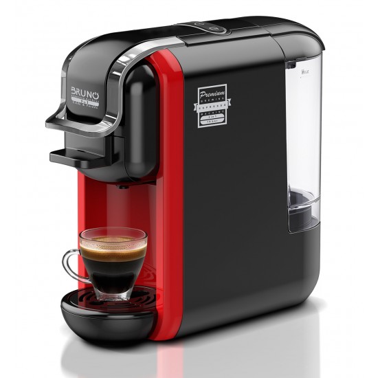 BRUNO καφετιέρα espresso 3 σε 1 BRN-0214, Hot & Cold, 1450W, 19 bar, μαύρη