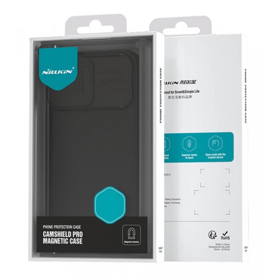 NILLKIN θήκη CamShield Pro Magnetic για iPhone 16 Plus, μαύρη