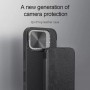 NILLKIN θήκη Qin Prop Leather για iPhone 16 Pro, δερμάτινη, μαύρη