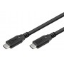 GOOBAY καλώδιο USB-C 74185, USB4, 240W, 40Gbps, 8K/60Hz, 1.8m, μαύρο
