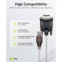 GOOBAY καλώδιο USB σε RS-232 68875, 1 Mbit/s, 1.5m, διάφανο