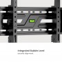 POWERTECH επιτοίχια βάση τηλεόρασης PT-1372, 32-75", έως 75kg, ρυθμιζόμενη κλίση
