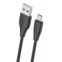 CELEBRAT καλώδιο micro USB σε USB CB-31, 3A, 480Mbps, 1m, μαύρο