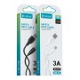 CELEBRAT καλώδιο micro USB σε USB CB-31, 3A, 480Mbps, 1m, μαύρο