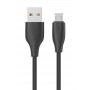 CELEBRAT καλώδιο micro USB σε USB CB-31, 3A, 480Mbps, 1m, μαύρο