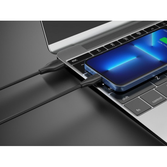 CELEBRAT καλώδιο Lightning σε USB CB-31, 3A, 480Mbps, 1m, μαύρο