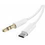 POWERTECH καλώδιο USB-C σε 3.5mm CAB-UC089, 1m, λευκό